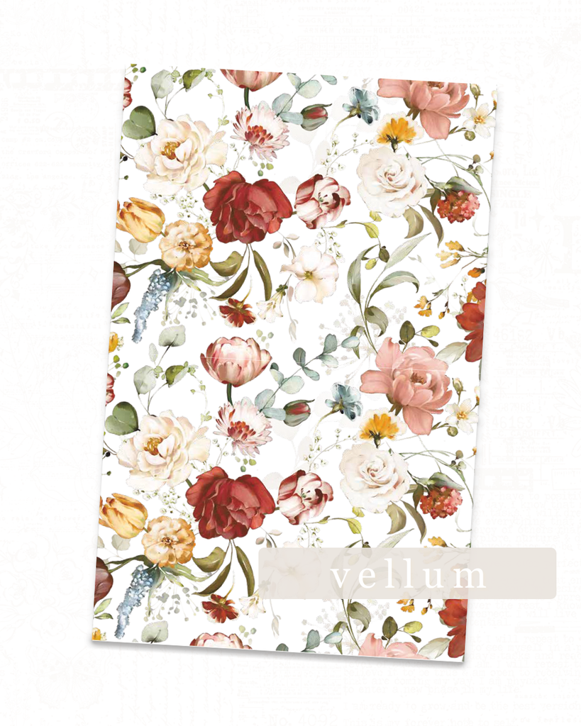 Flutter Collection | Vellum Red Rose