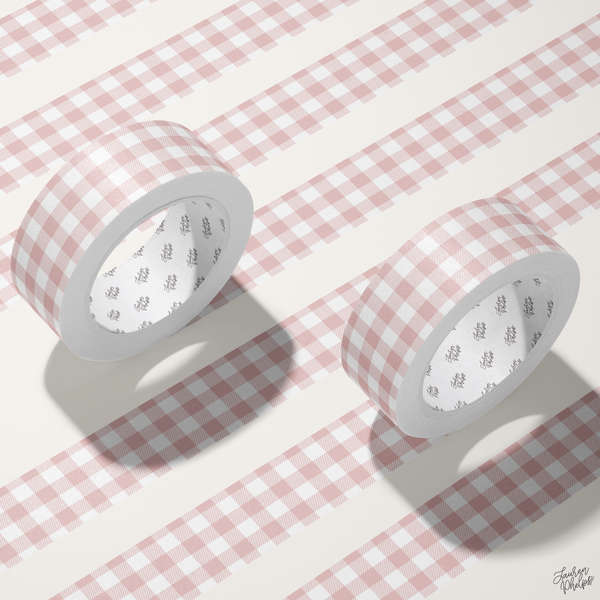 Ballet Buffalo Check 15mm washi || RESTOCK