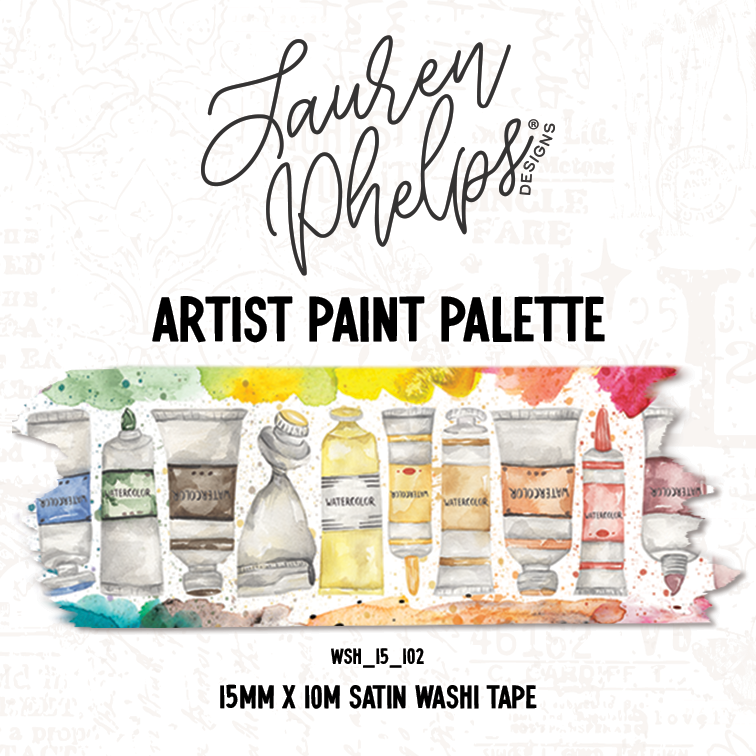 Artist Paint Palette 15mm washi