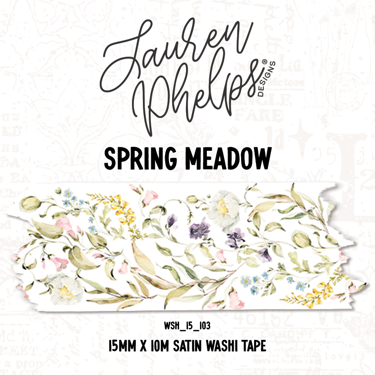 Spring Meadow 15mm washi