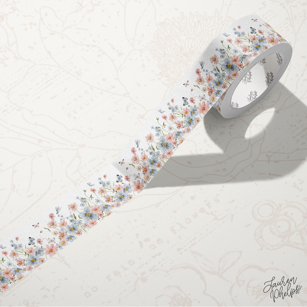 Blooms & Butterflies 15mm washi
