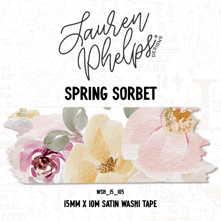 Spring Sorbet 15mm washi