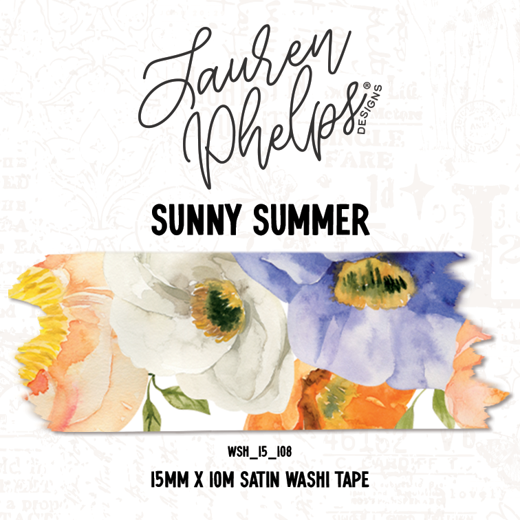 Sunny Summer 15mm washi