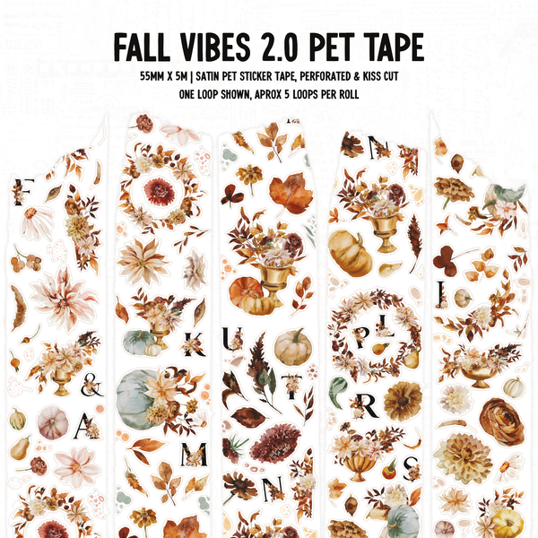Fall Vibes Washi & PET Set