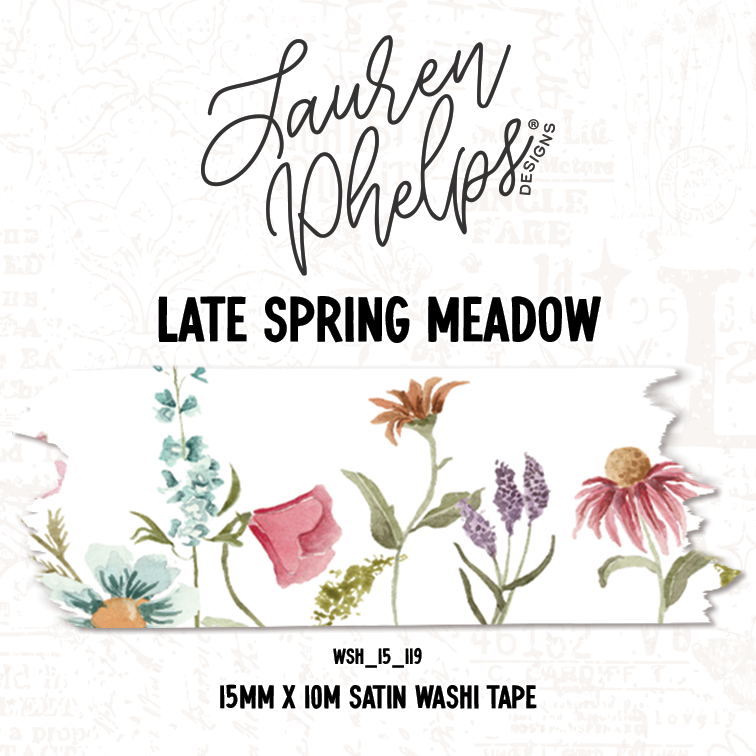 Late Spring Meadow 15mm washi