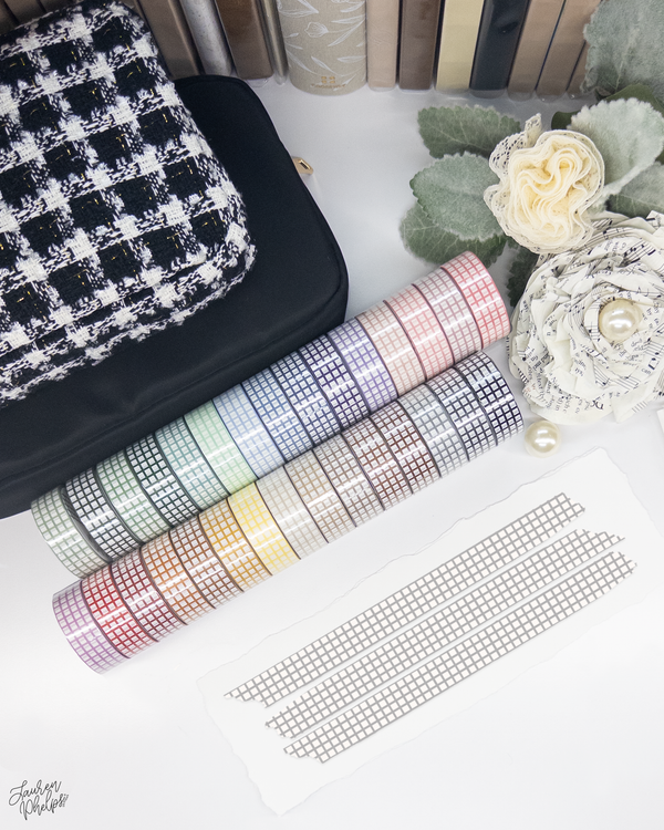 Ash Classic Grid 15mm washi