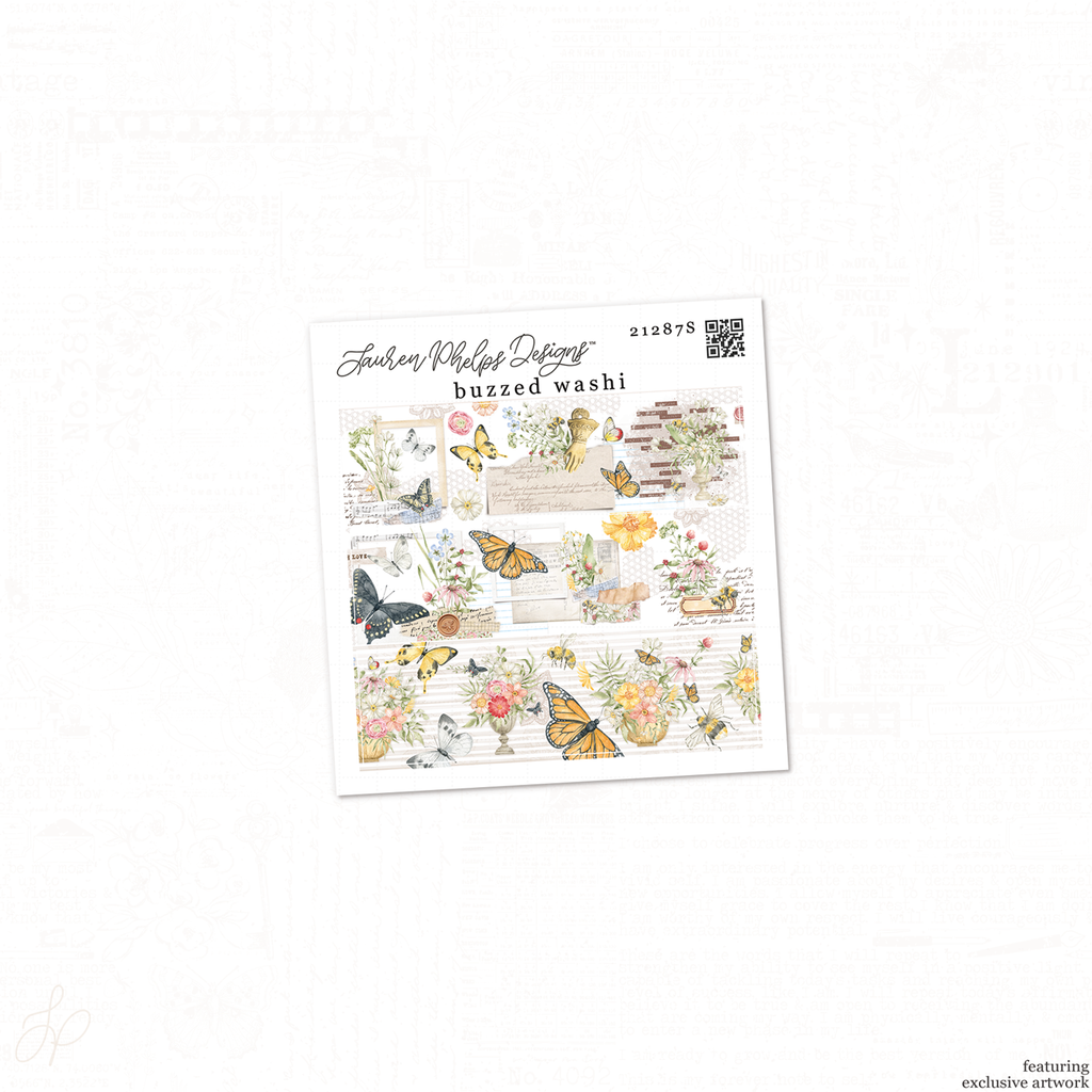 Buzzed Washi Mini Sheet