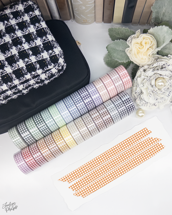 Carmel Classic Grid 15mm washi