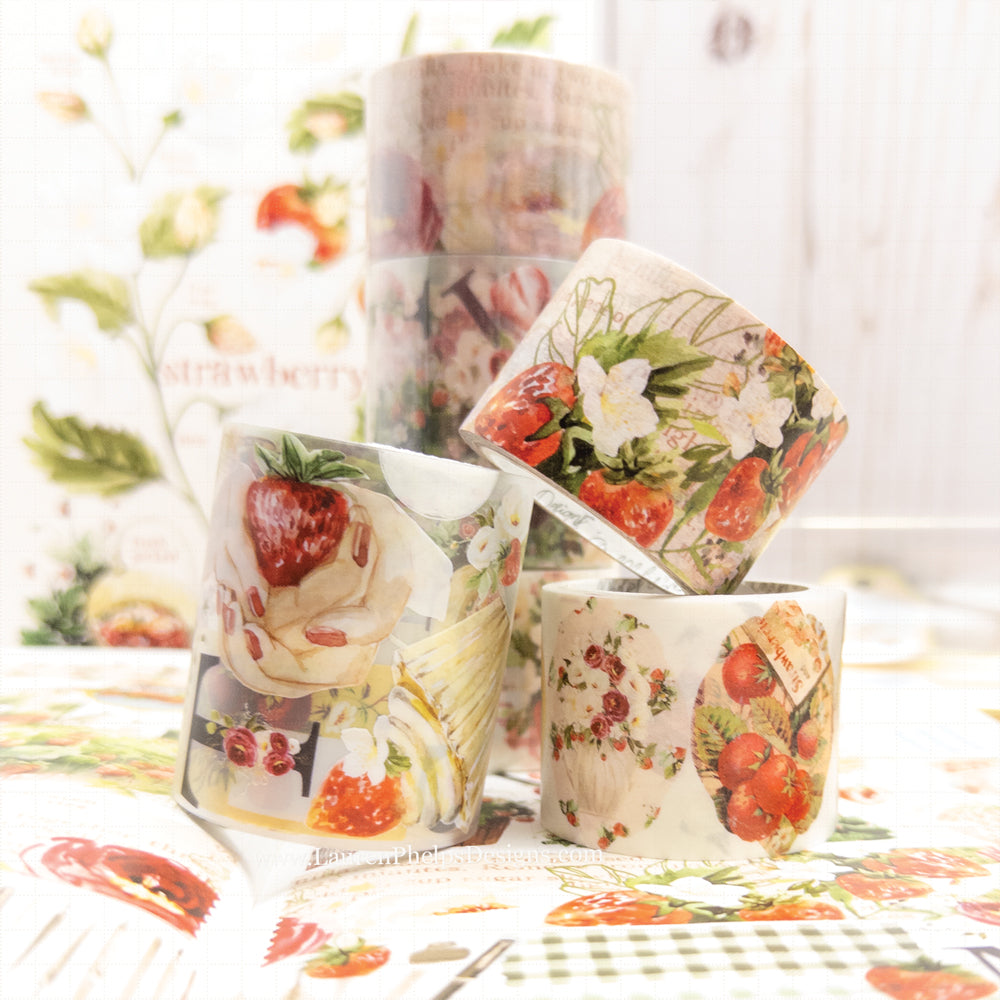 Strawberry Season Washi Bundle fruit