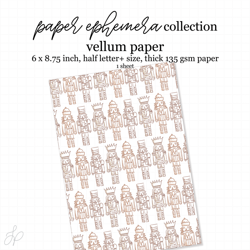 Evergreen Collection | 'Nutcracker' Vellum