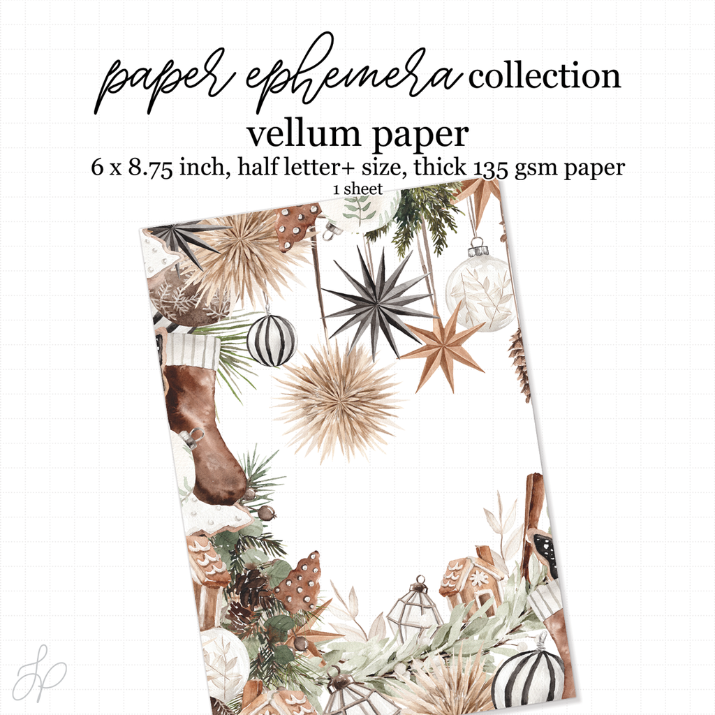 Evergreen Collection | 'Frame' Vellum