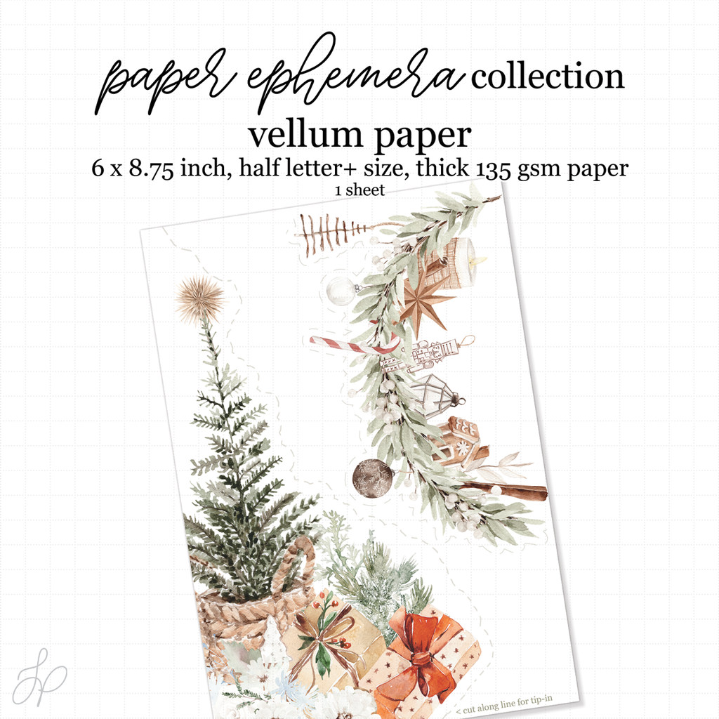 Evergreen Collection | 'Tip-Ins' Vellum