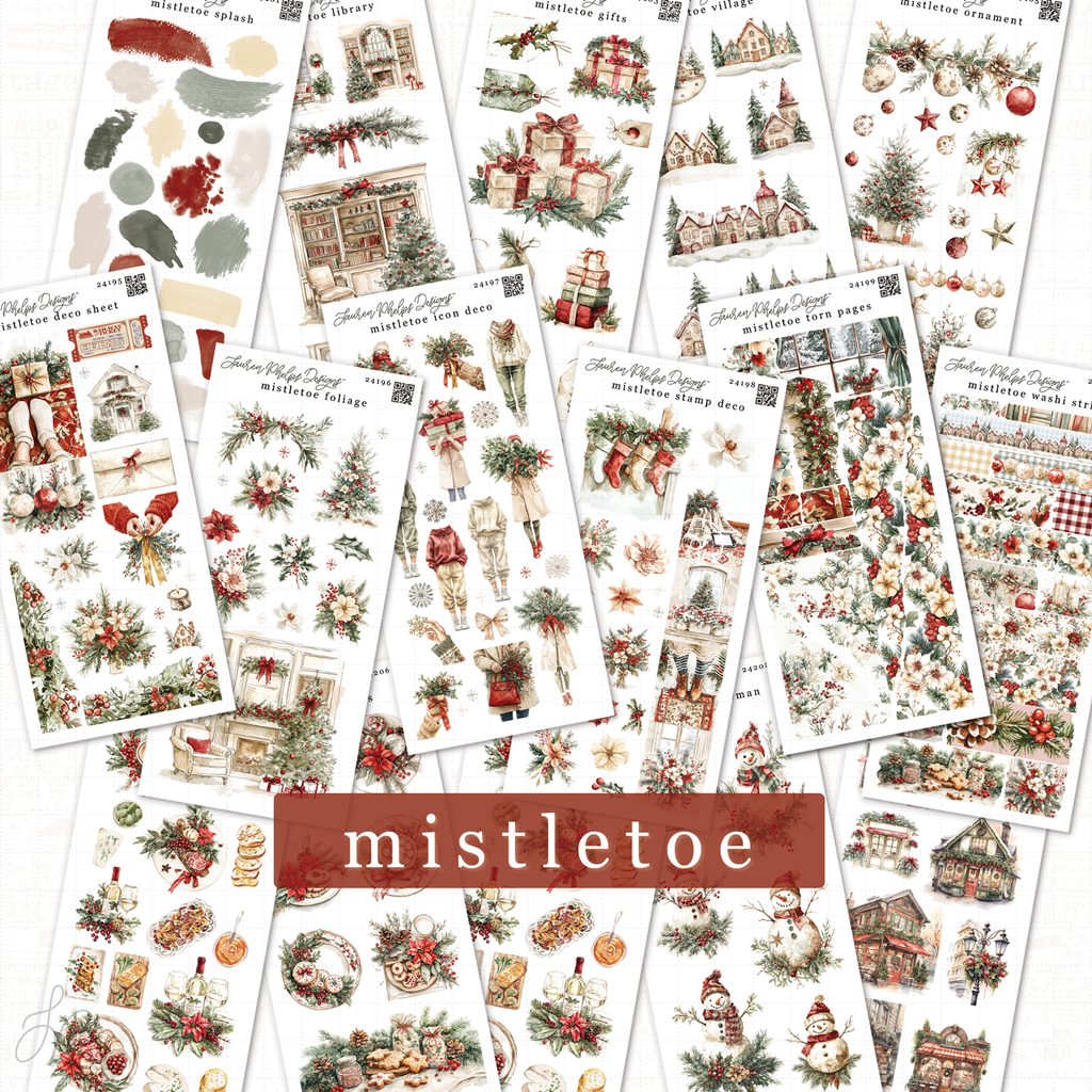 MISTLETOE COLLECTION BUNDLE | 23 Sheets