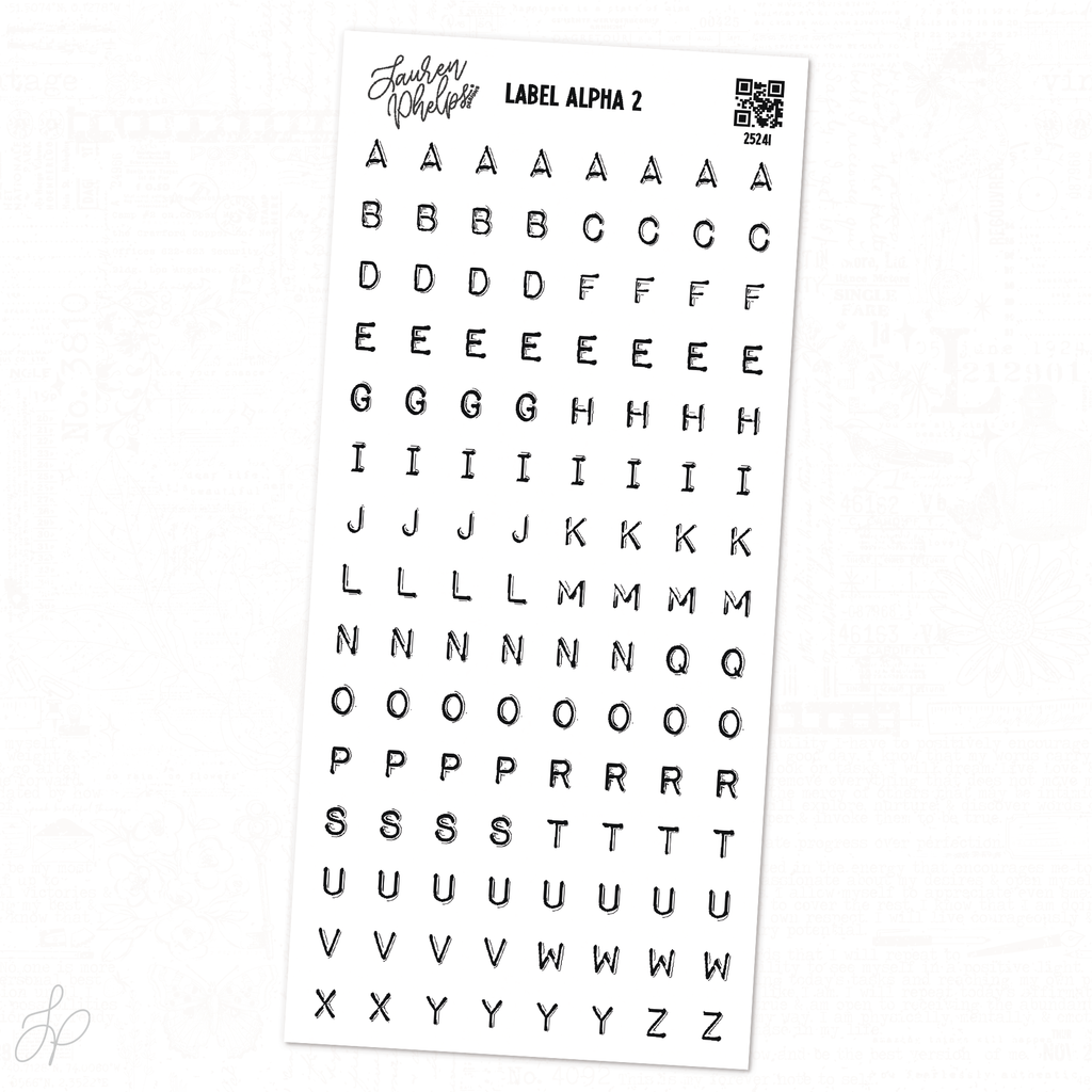 Alpha White Label Maker | Vinyl