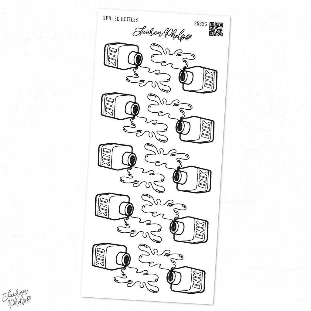 Spilled Bottles | Deco Sheet