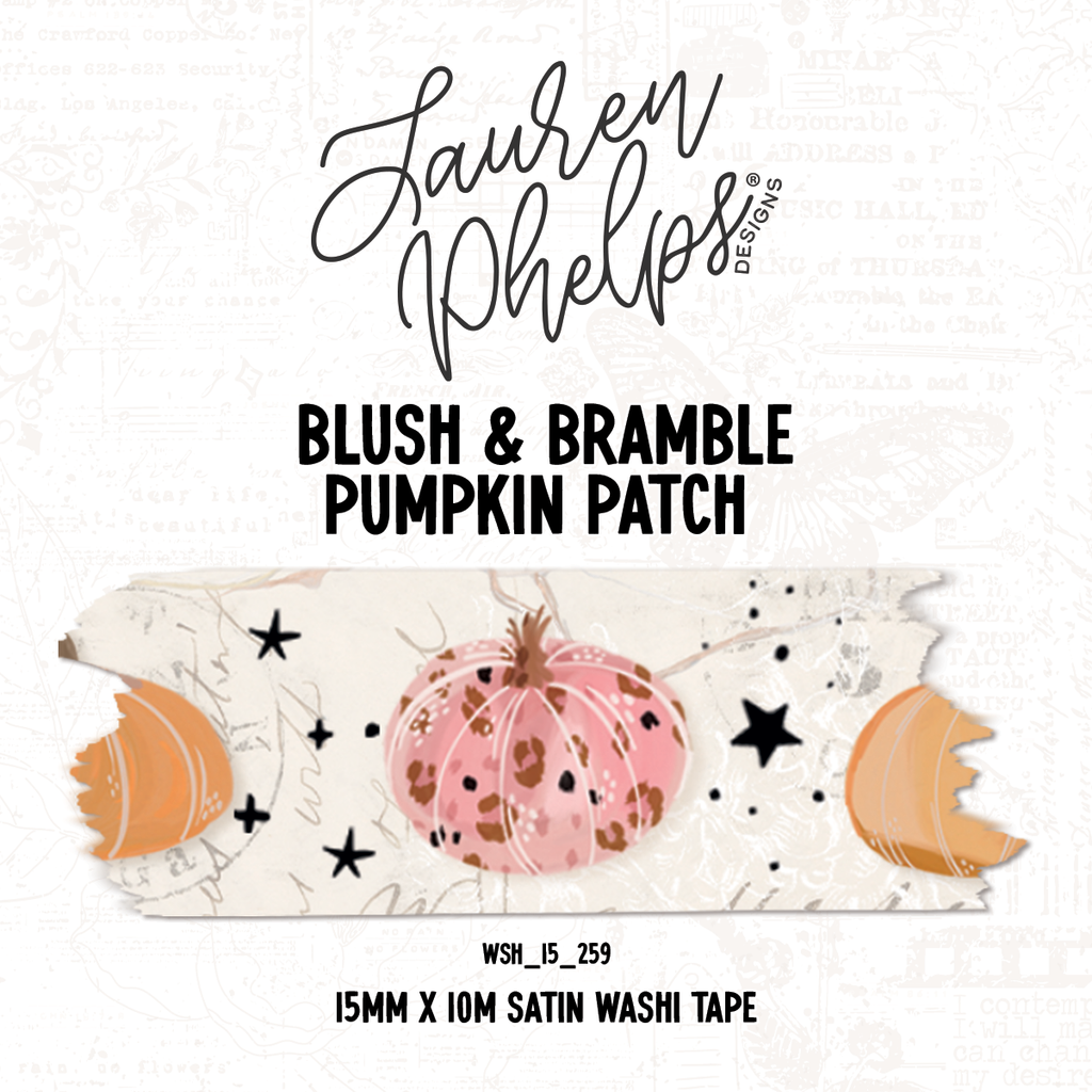 Blush & Bramble Pumpkin Patch | 15mm washi