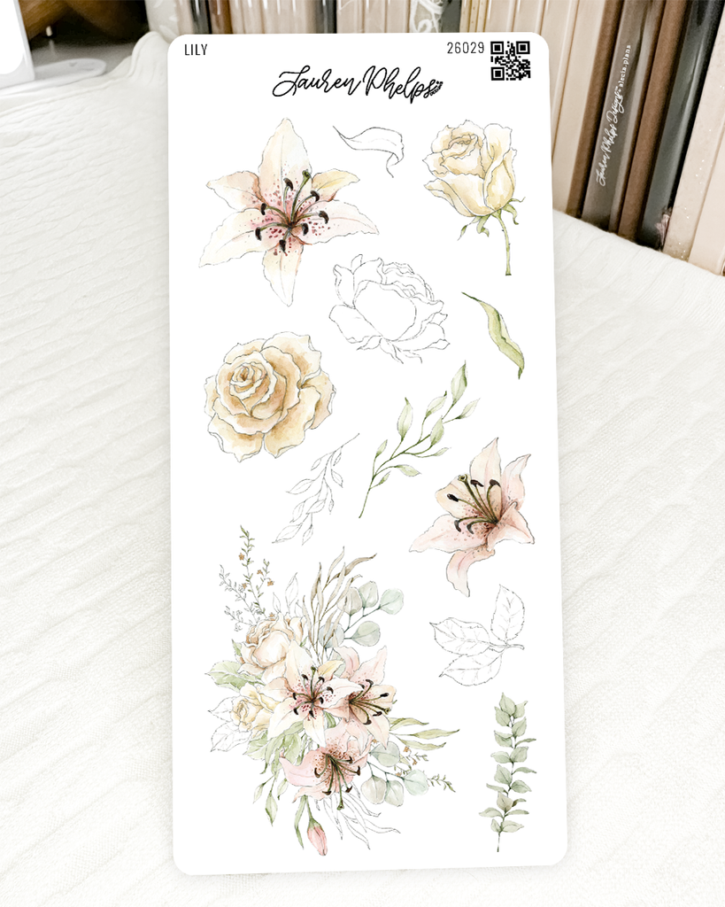 Lily Collection | Deco 4 Sticker Sheet
