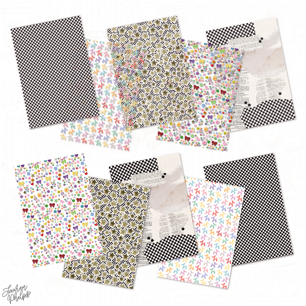 Junk Journal Vellum & Cardstock Bundle | 10
