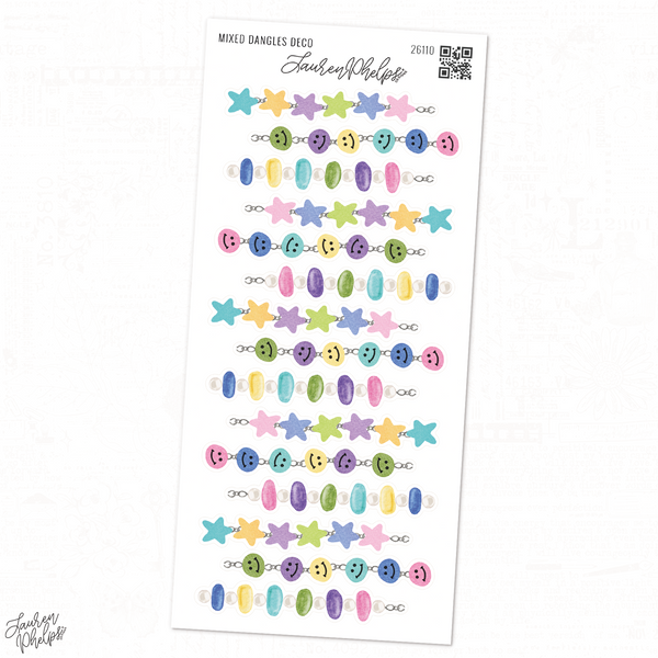 Mixed Dangles Deco Sticker Sheet