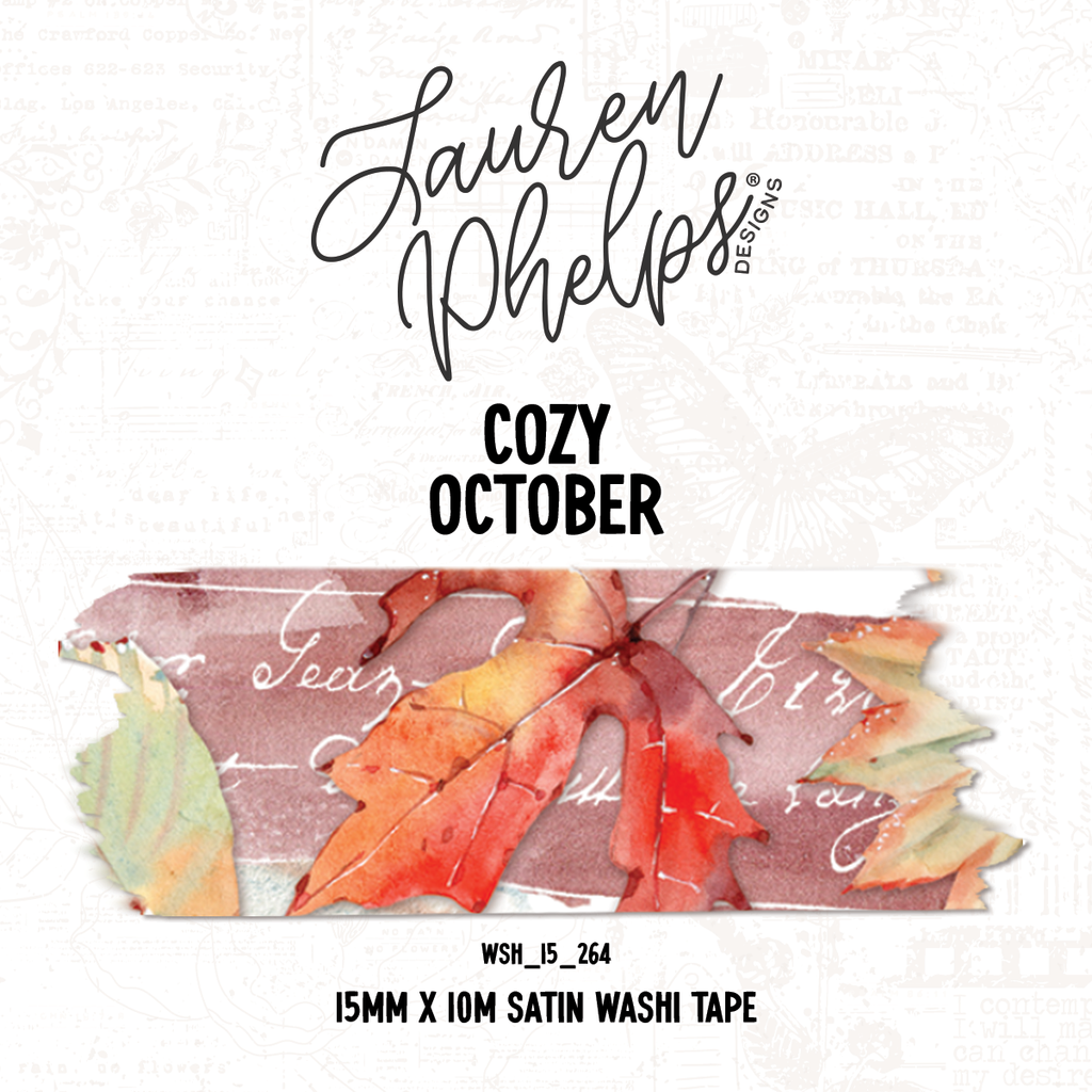 Cozy October 2.0 | 15mm washi