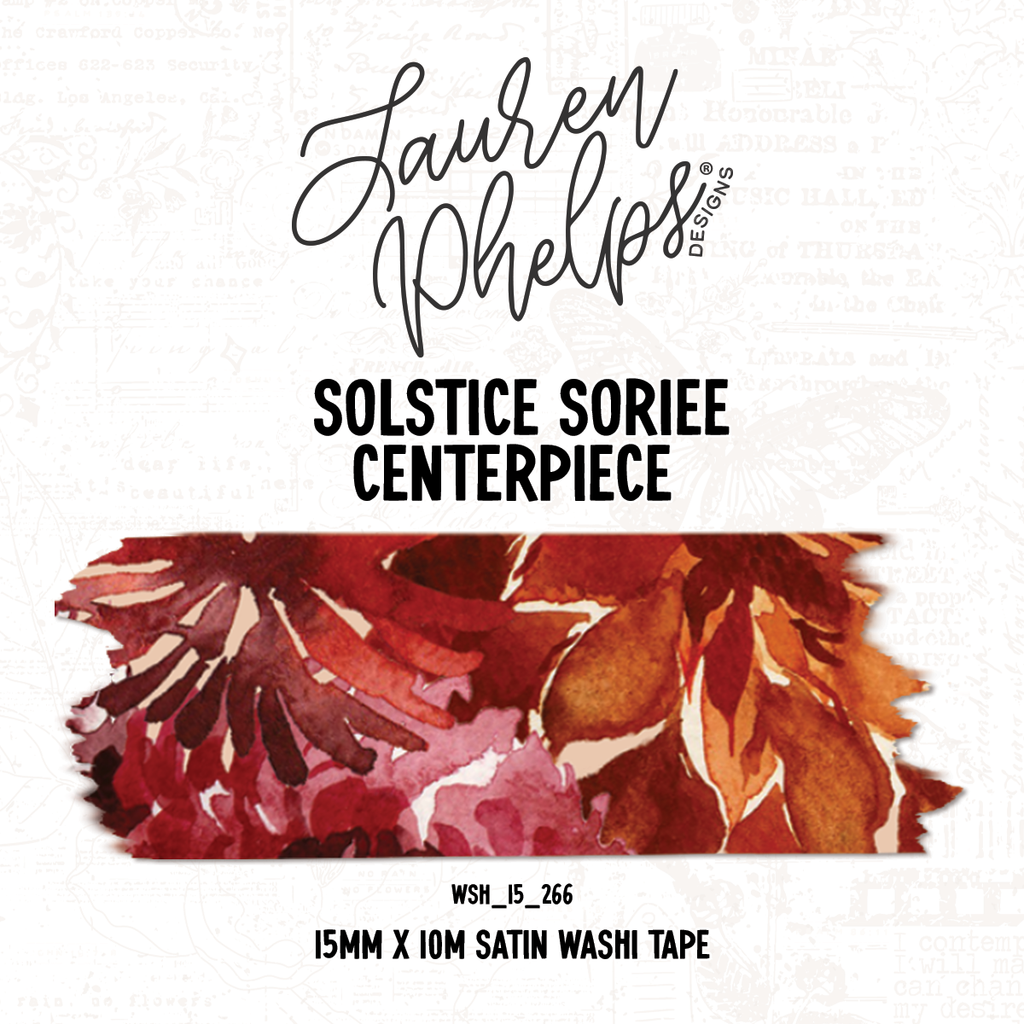 Solstice Soiree Centerpiece | 15mm washi