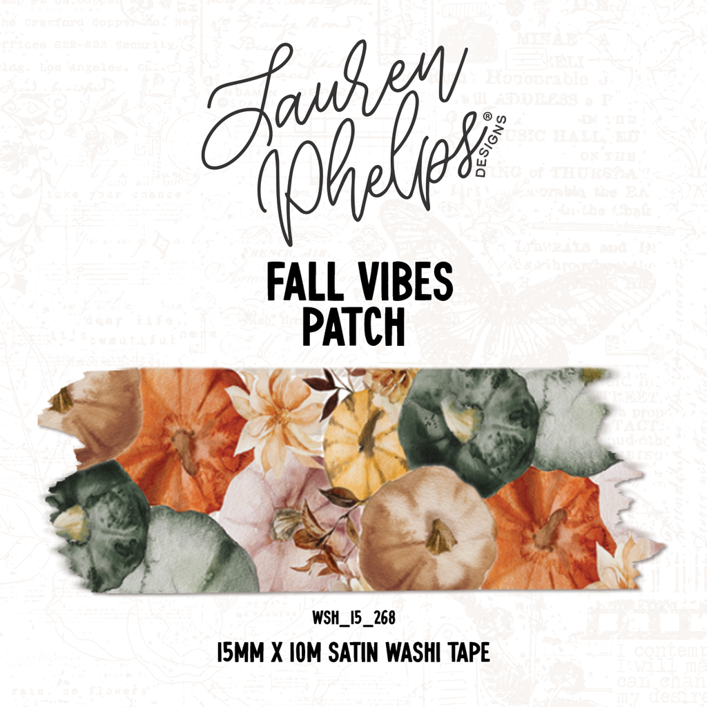 Fall Vibes Patch 2.0 | 15mm washi
