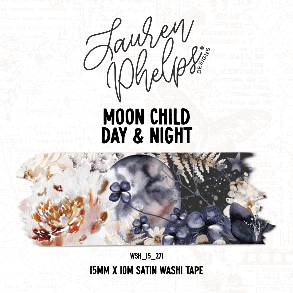 Moon Child Day & Night | 15mm washi