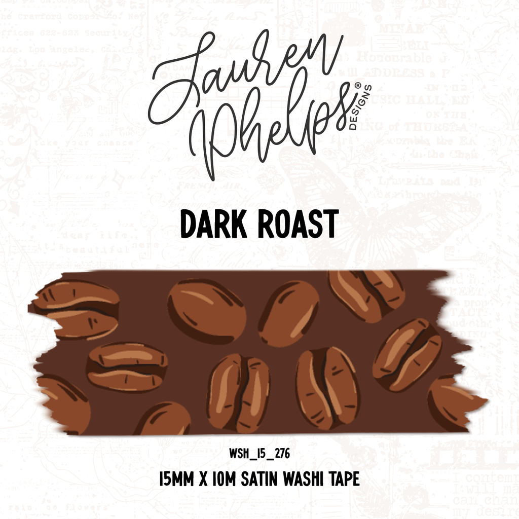 Dark Roast | 15mm washi