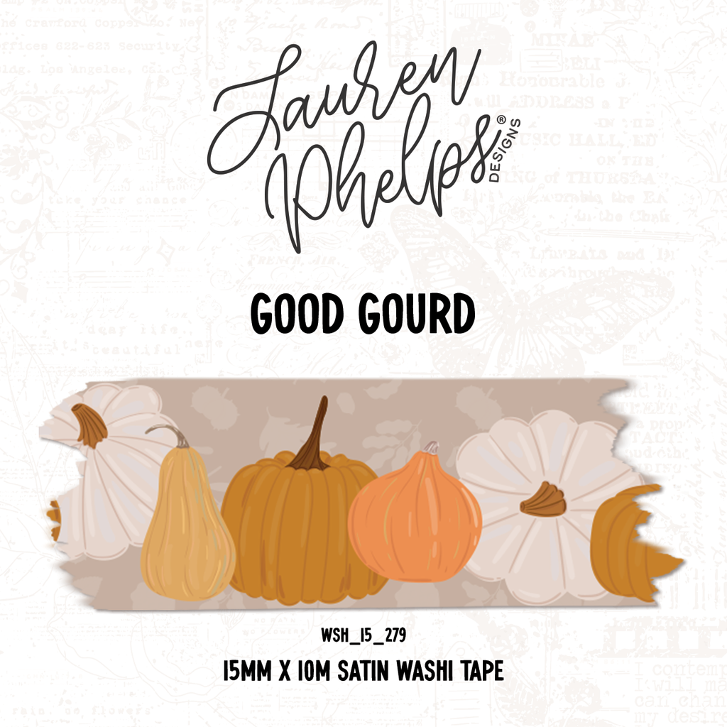 Good Gourd | 15mm washi