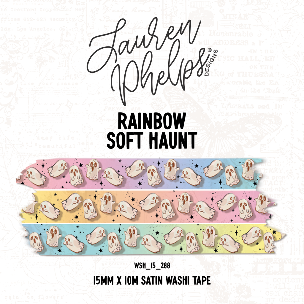 Rainbow Soft Haunt | 15mm washi