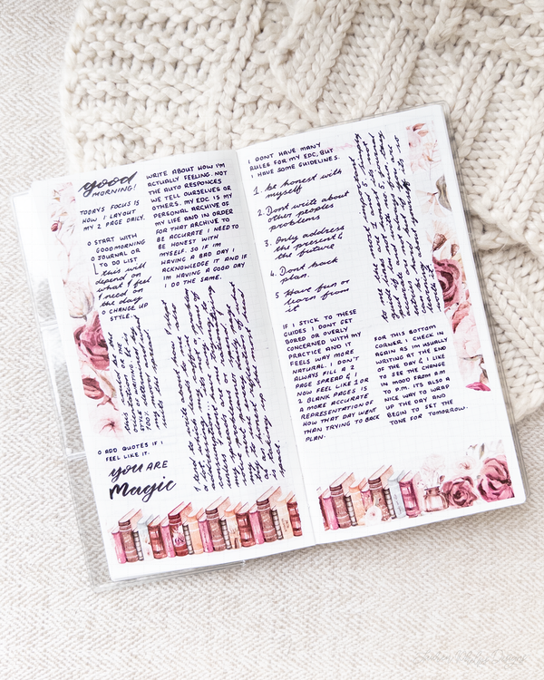 Weeks Live | Plan | Dream® Notebook by Lauren Phelps Designs