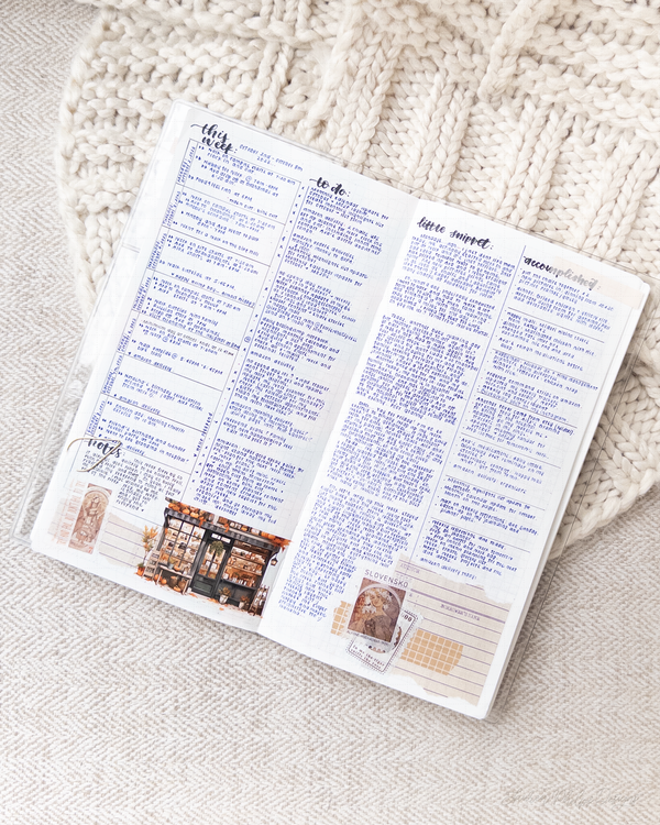 Standard Travelers Live | Plan | Dream® Notebook by Lauren Phelps Designs