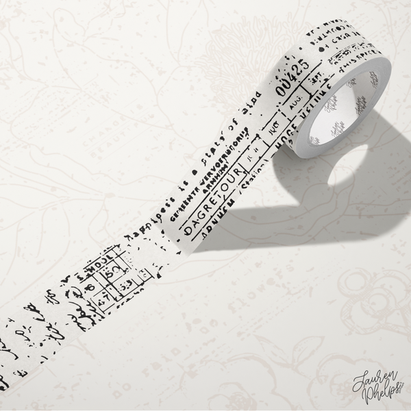 Black Vintage Collage 15mm || RESTOCK