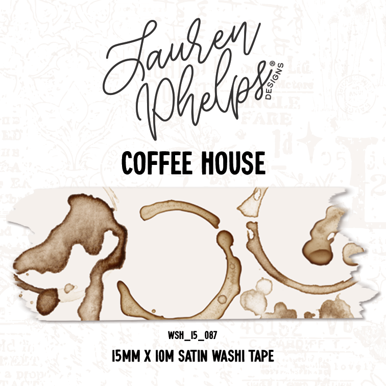 Coffee House 15mm washi || Best Seller