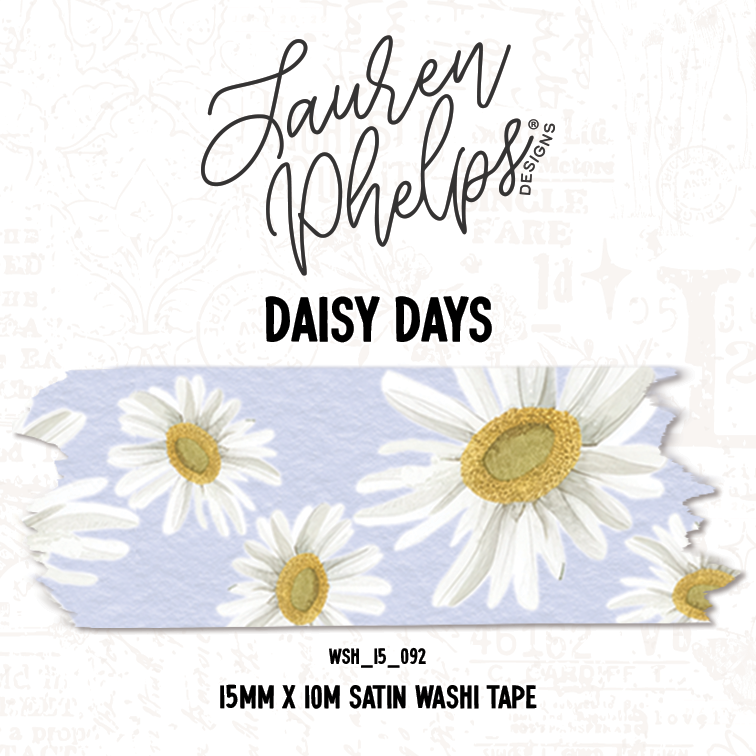 Daisy Days 15mm washi