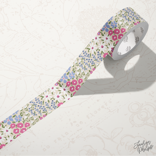 Berries & Blooms Light 15mm washi