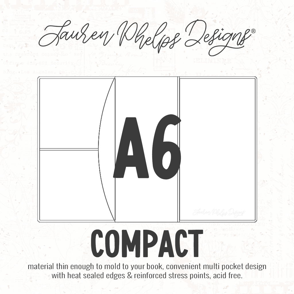 A6 | Clear Soft Vinyl Notebook Cover | 3 sizes