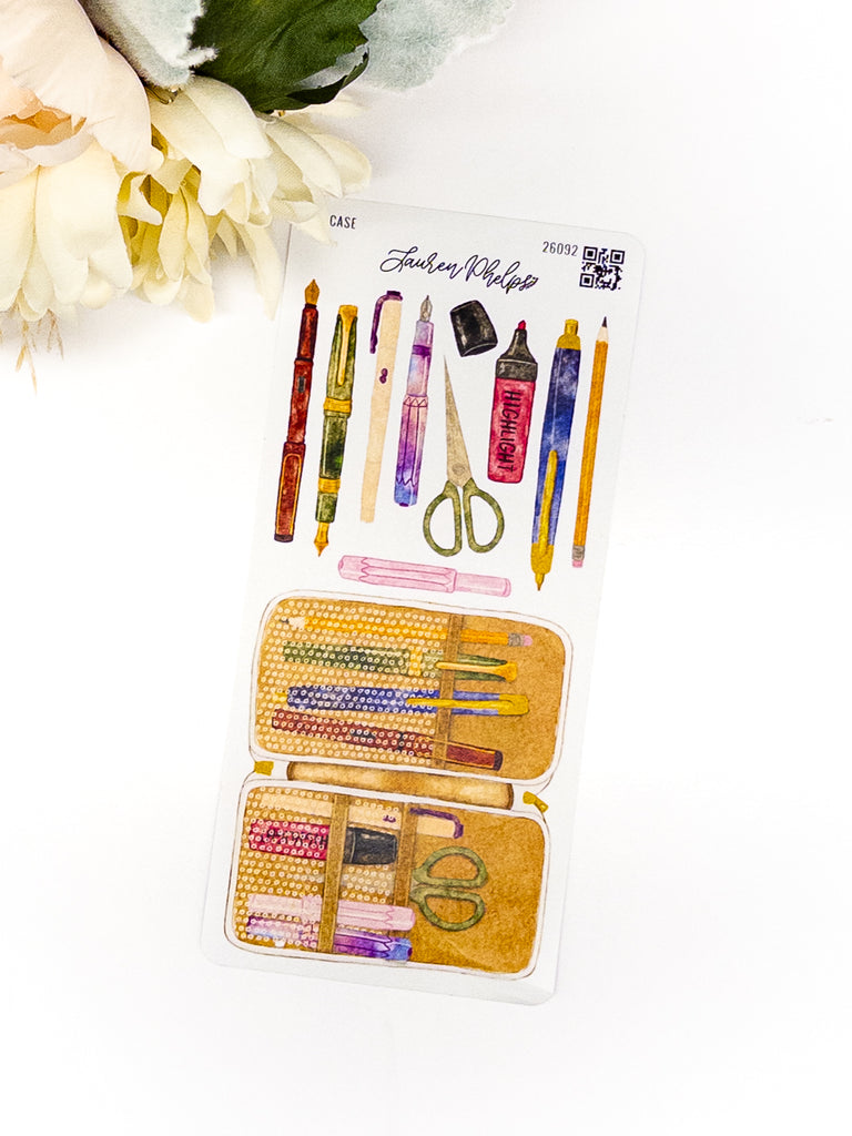 EDC Pen Case Deco Sticker Sheet