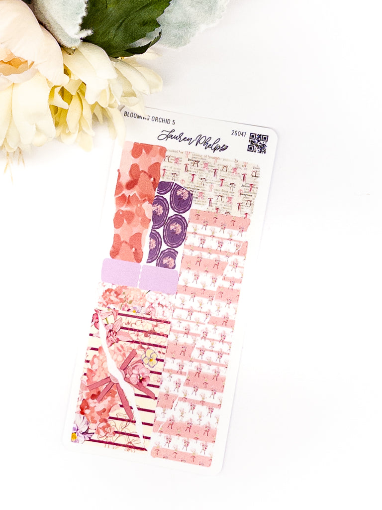 Blooming Collection | Orchid Deco Sticker Sheet