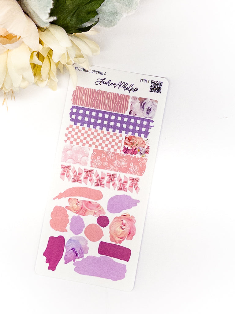 Blooming Collection | Orchid Deco Sticker Sheet