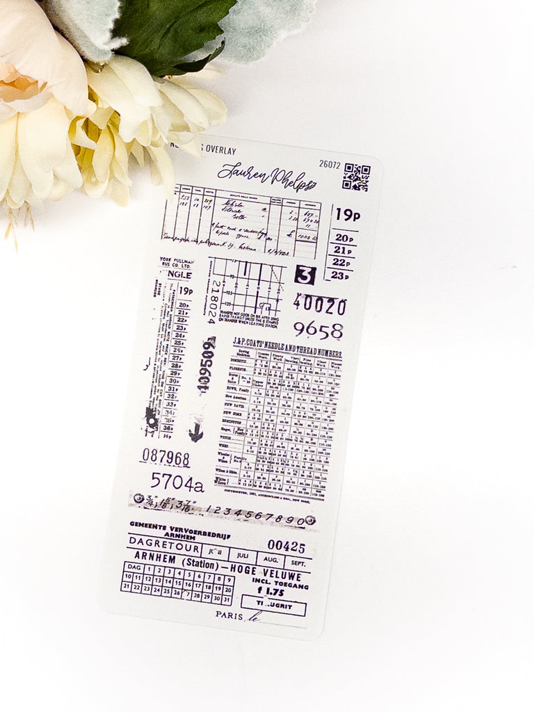 Number Overlays | Black