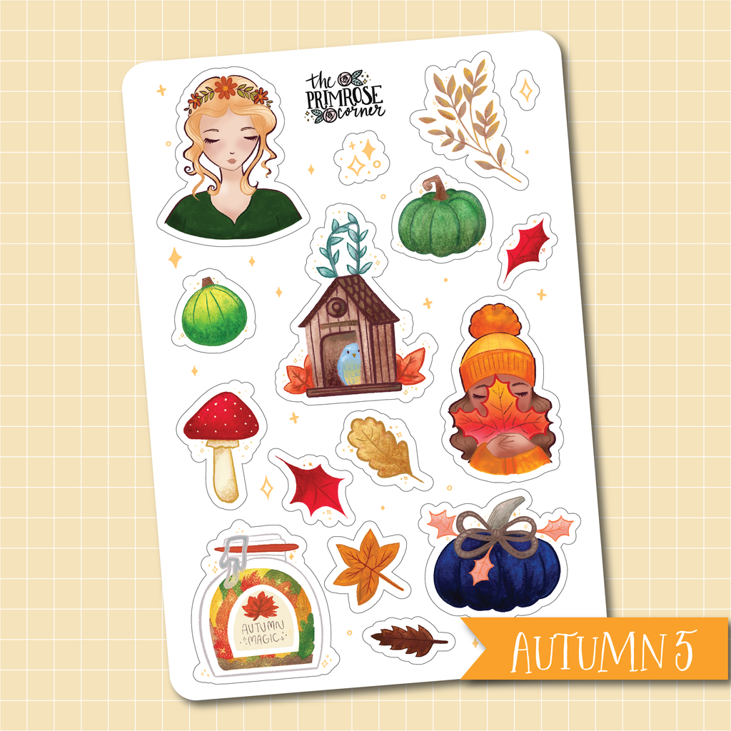 THE PRIMROSE CORNER || Autumn Collection, Sheet Five