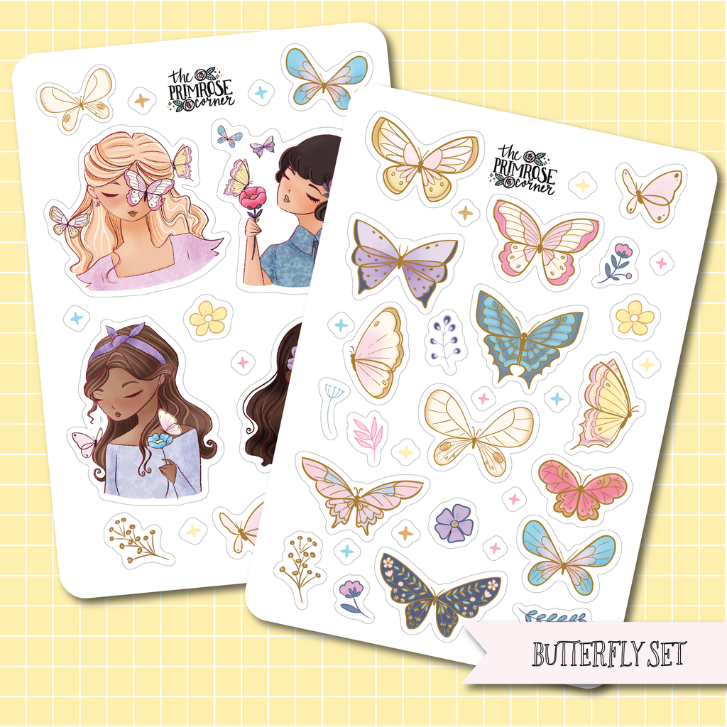 THE PRIMROSE CORNER|| Butterfly Set