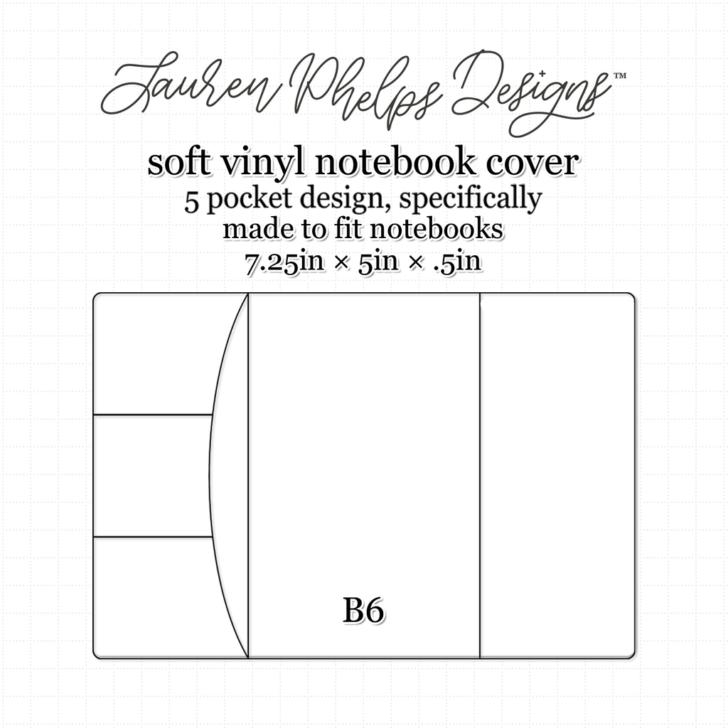 Clear Soft Vinyl Notebook Cover