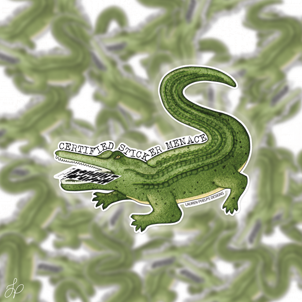 FL EXC Certified Sticker Menace Gator