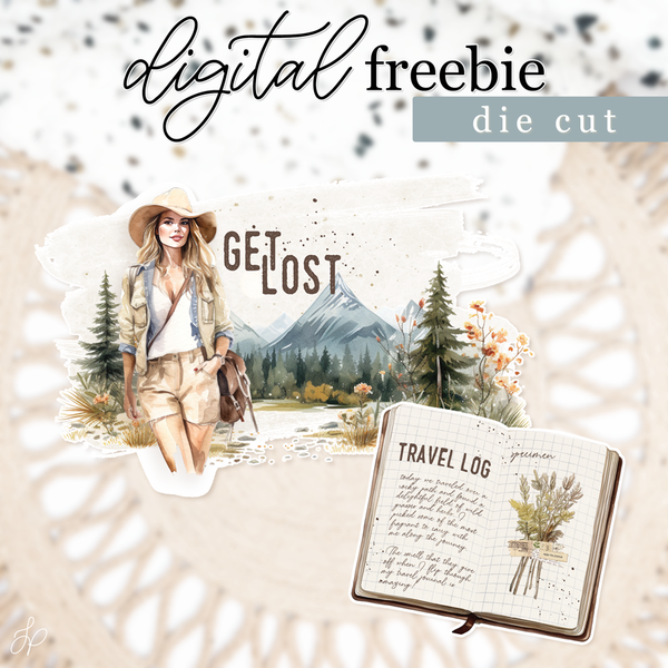 Wanderlust Ephemera Die Cut | July Freebie