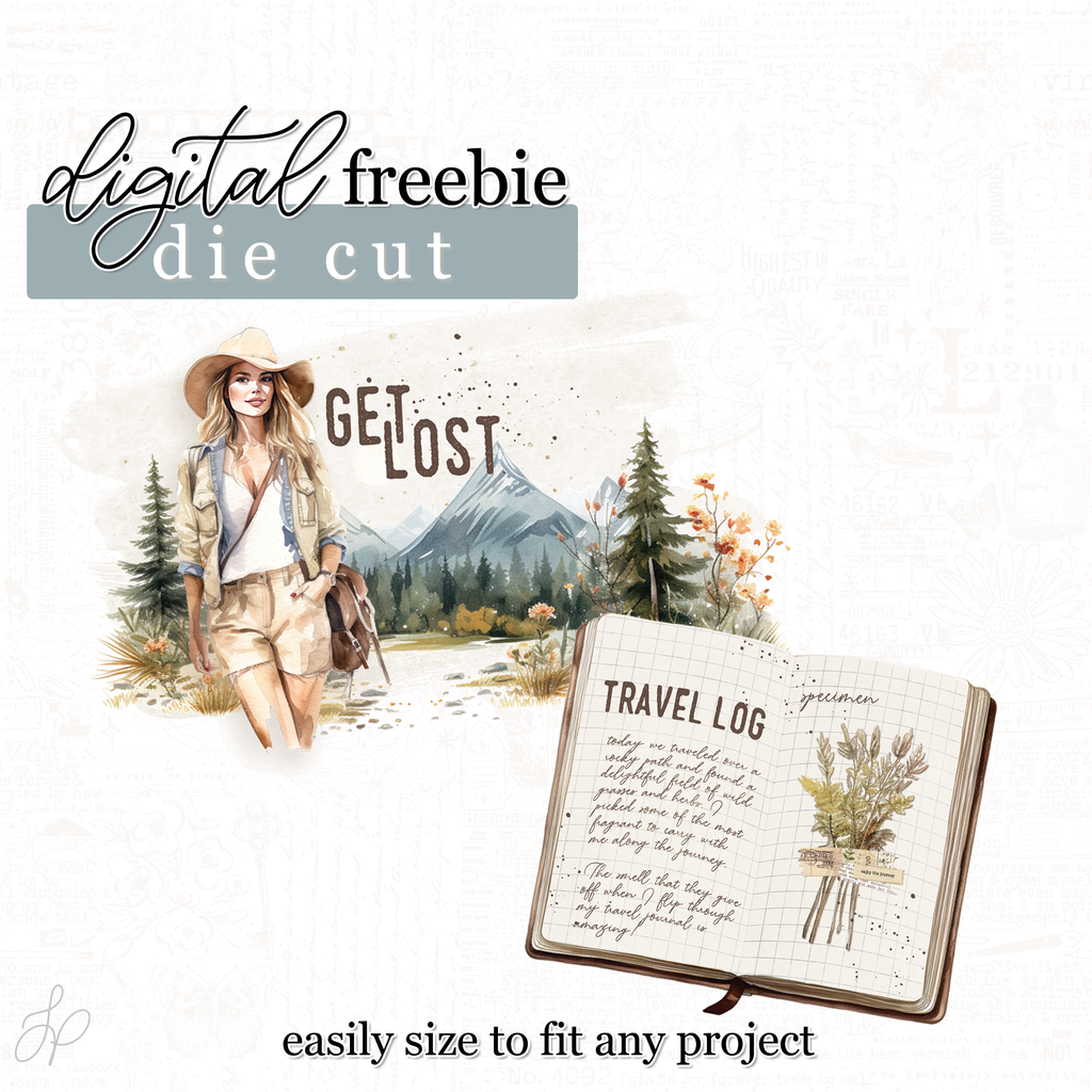 Wanderlust Ephemera Die Cut | July Freebie