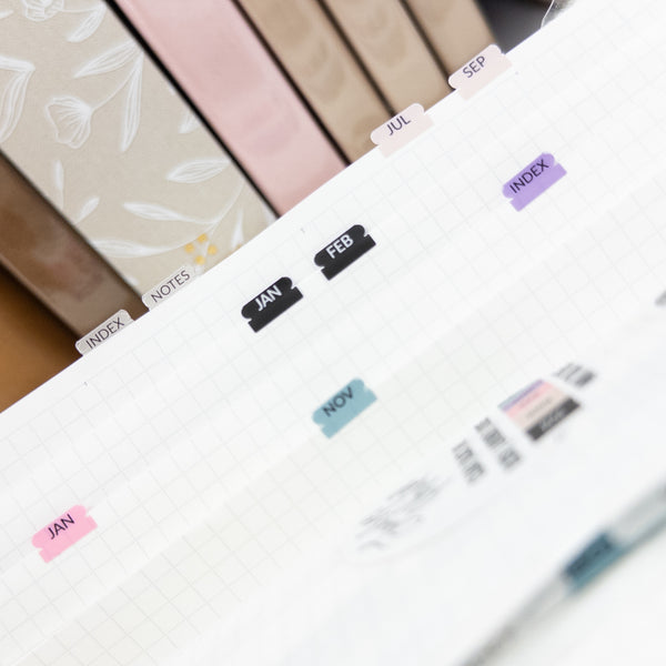 TabTape™ || Mini Rounded Kiss Cut, Perforated, Satin P.E.T. Tape 10mm