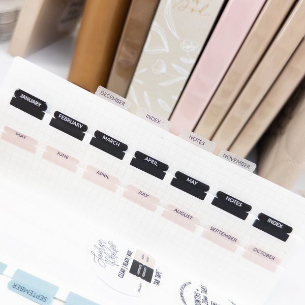 TabTape™ || Rounded Neutral Kiss Cut, Perforated, Satin P.E.T. Tape 20mm