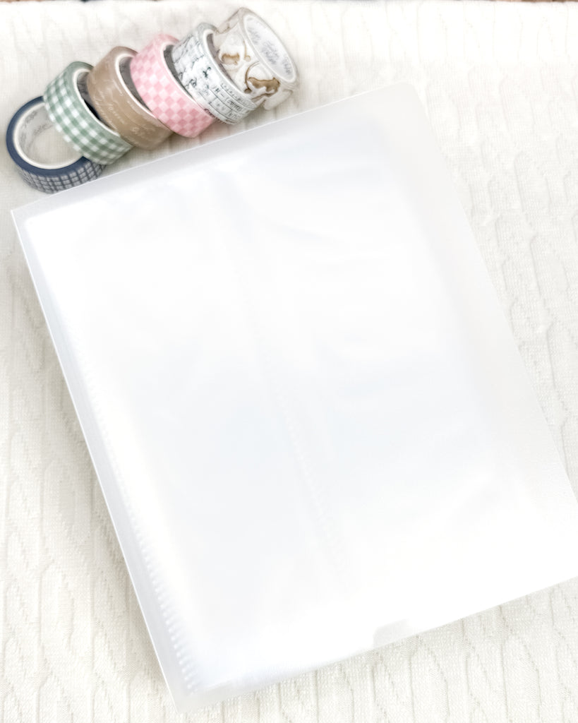PET Tape | Washi Sample Storage Album | 30 sleeves